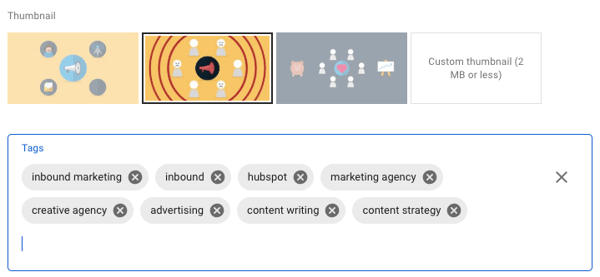 YouTube Marketing - Keyword Tags